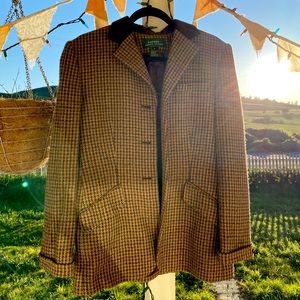 Vintage Ralph Lauren Houndstooth Blazer